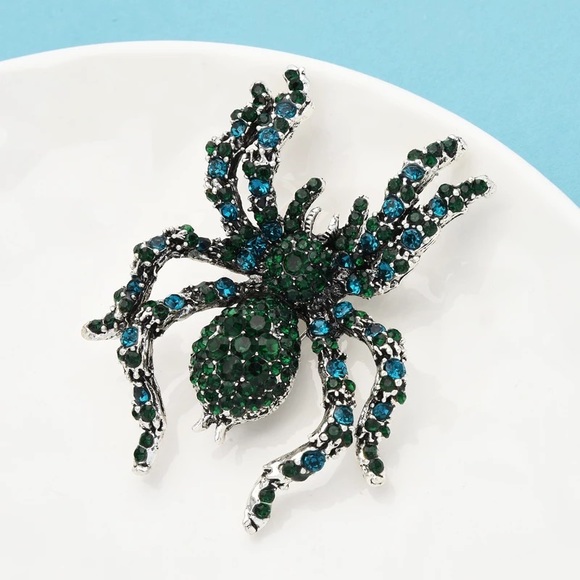 Vintage style Swarovski Crystal spider Brooch. NWT - Picture 5 of 5